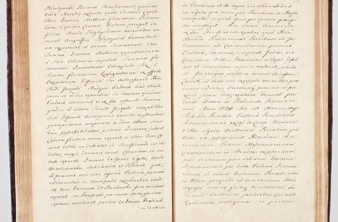 Zdjęcie nr 94 dla obiektu archiwalnego: Visitatio ecclesiarum parachialium, praebendarum, capellarum, hospitalium, confraternitatum, nec non beneficiorum in decanatu Scalensi Kostka comitis in Załuskie Załuski, episcopi Cracoviensis, ducis Severiae per me Andream Nehrebecki S.Th.D., Insignis Collegiatae Sandomieriensis canonicum et scholasticum Scarbimieiensem, delegatum et deputatum extraordinarium visitatorem a.D. 1748 die 23 mensis Aprilis inchoata, ac successivo anno eodem 1748 diec 24 Octobris finita