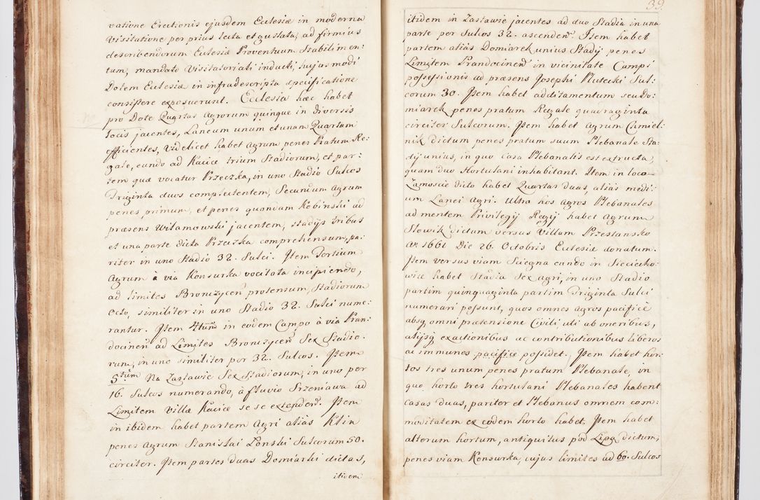 Zdjęcie nr 56 dla obiektu archiwalnego: Visitatio ecclesiarum parachialium, praebendarum, capellarum, hospitalium, confraternitatum, nec non beneficiorum in decanatu Scalensi Kostka comitis in Załuskie Załuski, episcopi Cracoviensis, ducis Severiae per me Andream Nehrebecki S.Th.D., Insignis Collegiatae Sandomieriensis canonicum et scholasticum Scarbimieiensem, delegatum et deputatum extraordinarium visitatorem a.D. 1748 die 23 mensis Aprilis inchoata, ac successivo anno eodem 1748 diec 24 Octobris finita