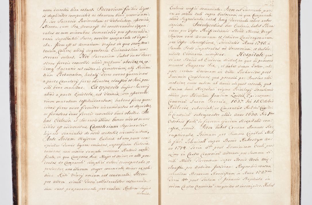 Zdjęcie nr 40 dla obiektu archiwalnego: Visitatio ecclesiarum parachialium, praebendarum, capellarum, hospitalium, confraternitatum, nec non beneficiorum in decanatu Scalensi Kostka comitis in Załuskie Załuski, episcopi Cracoviensis, ducis Severiae per me Andream Nehrebecki S.Th.D., Insignis Collegiatae Sandomieriensis canonicum et scholasticum Scarbimieiensem, delegatum et deputatum extraordinarium visitatorem a.D. 1748 die 23 mensis Aprilis inchoata, ac successivo anno eodem 1748 diec 24 Octobris finita