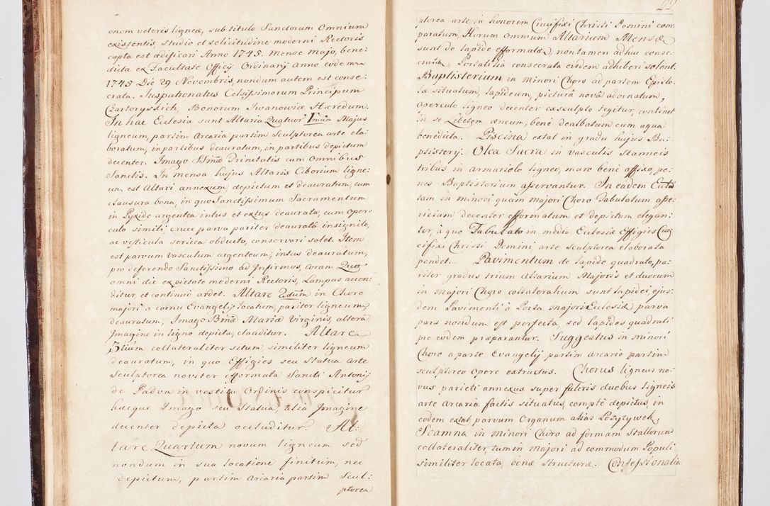 Zdjęcie nr 39 dla obiektu archiwalnego: Visitatio ecclesiarum parachialium, praebendarum, capellarum, hospitalium, confraternitatum, nec non beneficiorum in decanatu Scalensi Kostka comitis in Załuskie Załuski, episcopi Cracoviensis, ducis Severiae per me Andream Nehrebecki S.Th.D., Insignis Collegiatae Sandomieriensis canonicum et scholasticum Scarbimieiensem, delegatum et deputatum extraordinarium visitatorem a.D. 1748 die 23 mensis Aprilis inchoata, ac successivo anno eodem 1748 diec 24 Octobris finita