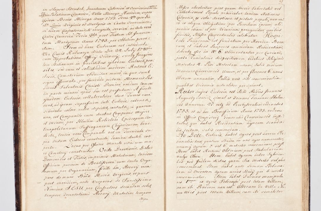Zdjęcie nr 25 dla obiektu archiwalnego: Visitatio ecclesiarum parachialium, praebendarum, capellarum, hospitalium, confraternitatum, nec non beneficiorum in decanatu Scalensi Kostka comitis in Załuskie Załuski, episcopi Cracoviensis, ducis Severiae per me Andream Nehrebecki S.Th.D., Insignis Collegiatae Sandomieriensis canonicum et scholasticum Scarbimieiensem, delegatum et deputatum extraordinarium visitatorem a.D. 1748 die 23 mensis Aprilis inchoata, ac successivo anno eodem 1748 diec 24 Octobris finita