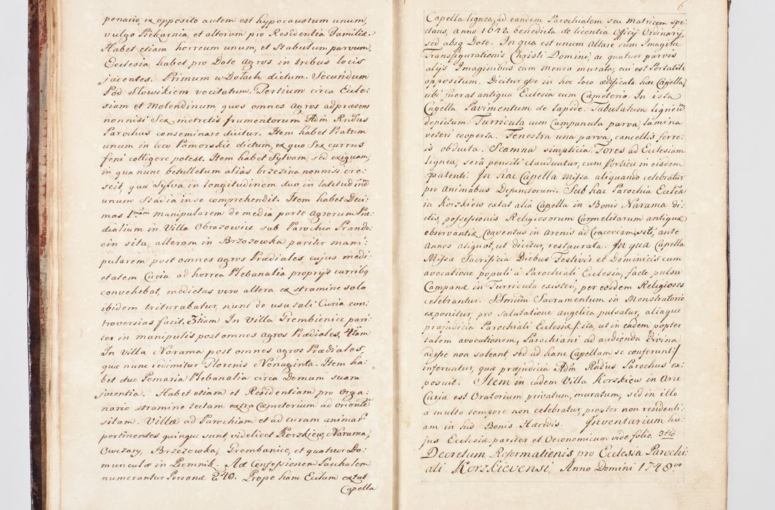 Zdjęcie nr 21 dla obiektu archiwalnego: Visitatio ecclesiarum parachialium, praebendarum, capellarum, hospitalium, confraternitatum, nec non beneficiorum in decanatu Scalensi Kostka comitis in Załuskie Załuski, episcopi Cracoviensis, ducis Severiae per me Andream Nehrebecki S.Th.D., Insignis Collegiatae Sandomieriensis canonicum et scholasticum Scarbimieiensem, delegatum et deputatum extraordinarium visitatorem a.D. 1748 die 23 mensis Aprilis inchoata, ac successivo anno eodem 1748 diec 24 Octobris finita