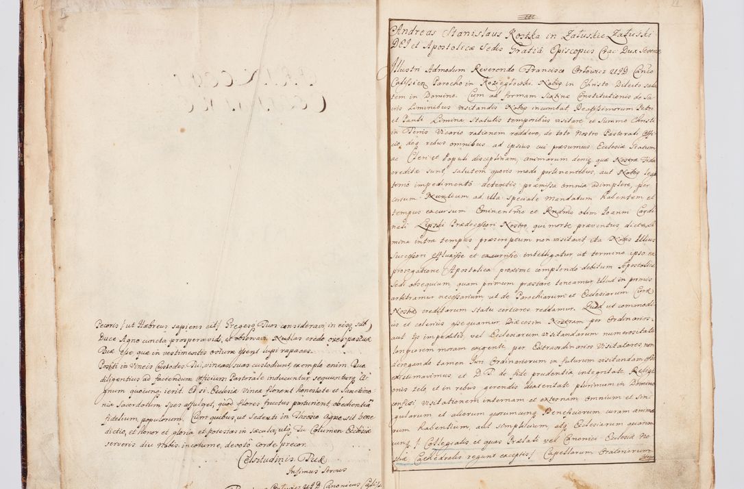 Zdjęcie nr 9 dla obiektu archiwalnego: Status ecclesiarum seu acta visitationis decanatuum Novi Montis et Bythomiensis in Polonia sub auspiciis Fel. regimine Cel. Principis R.D. Andrea Stanislai Kostka comitis in Załuskie Załuski, episcopi Cracoviensis, ducis Severiae, equitis Aquilae Albae, anno quo intra (1747 et 1748) conscripta