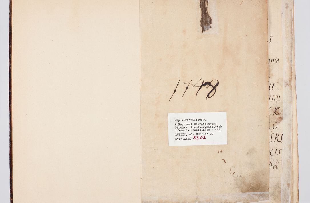 Zdjęcie nr 7 dla obiektu archiwalnego: Status ecclesiarum seu acta visitationis decanatuum Novi Montis et Bythomiensis in Polonia sub auspiciis Fel. regimine Cel. Principis R.D. Andrea Stanislai Kostka comitis in Załuskie Załuski, episcopi Cracoviensis, ducis Severiae, equitis Aquilae Albae, anno quo intra (1747 et 1748) conscripta