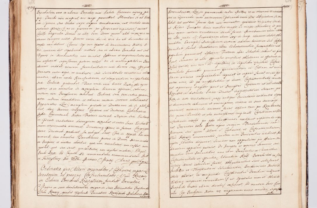 Zdjęcie nr 226 dla obiektu archiwalnego: Status ecclesiarum seu acta visitationis decanatuum Novi Montis et Bythomiensis in Polonia sub auspiciis Fel. regimine Cel. Principis R.D. Andrea Stanislai Kostka comitis in Załuskie Załuski, episcopi Cracoviensis, ducis Severiae, equitis Aquilae Albae, anno quo intra (1747 et 1748) conscripta