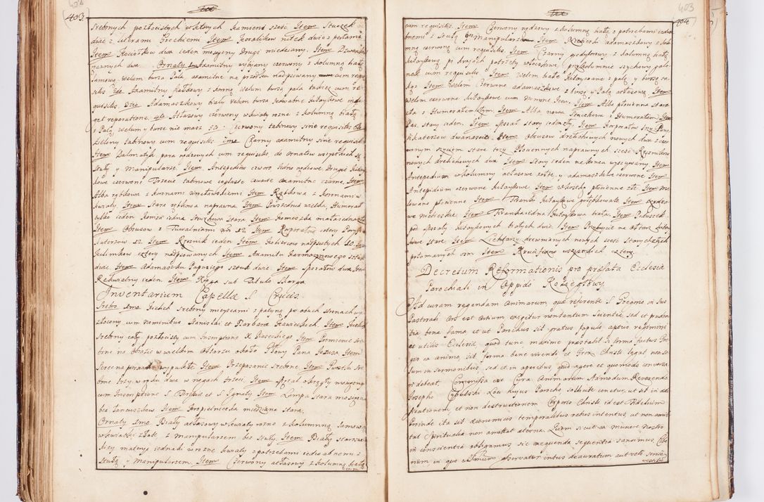 Zdjęcie nr 222 dla obiektu archiwalnego: Status ecclesiarum seu acta visitationis decanatuum Novi Montis et Bythomiensis in Polonia sub auspiciis Fel. regimine Cel. Principis R.D. Andrea Stanislai Kostka comitis in Załuskie Załuski, episcopi Cracoviensis, ducis Severiae, equitis Aquilae Albae, anno quo intra (1747 et 1748) conscripta