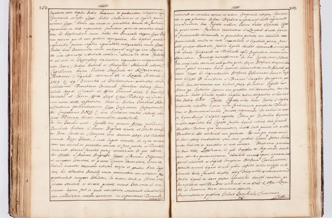 Zdjęcie nr 196 dla obiektu archiwalnego: Status ecclesiarum seu acta visitationis decanatuum Novi Montis et Bythomiensis in Polonia sub auspiciis Fel. regimine Cel. Principis R.D. Andrea Stanislai Kostka comitis in Załuskie Załuski, episcopi Cracoviensis, ducis Severiae, equitis Aquilae Albae, anno quo intra (1747 et 1748) conscripta