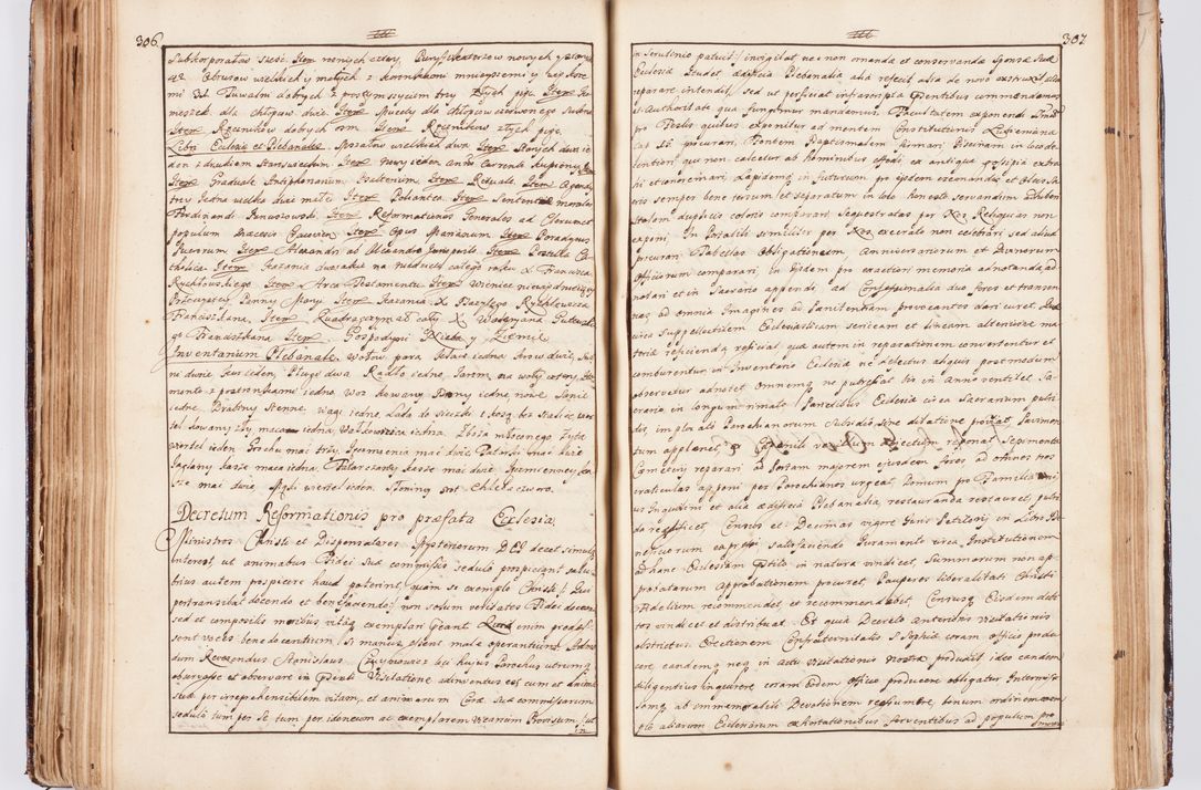 Zdjęcie nr 173 dla obiektu archiwalnego: Status ecclesiarum seu acta visitationis decanatuum Novi Montis et Bythomiensis in Polonia sub auspiciis Fel. regimine Cel. Principis R.D. Andrea Stanislai Kostka comitis in Załuskie Załuski, episcopi Cracoviensis, ducis Severiae, equitis Aquilae Albae, anno quo intra (1747 et 1748) conscripta