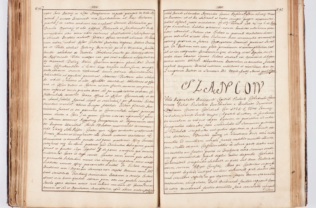 Zdjęcie nr 168 dla obiektu archiwalnego: Status ecclesiarum seu acta visitationis decanatuum Novi Montis et Bythomiensis in Polonia sub auspiciis Fel. regimine Cel. Principis R.D. Andrea Stanislai Kostka comitis in Załuskie Załuski, episcopi Cracoviensis, ducis Severiae, equitis Aquilae Albae, anno quo intra (1747 et 1748) conscripta