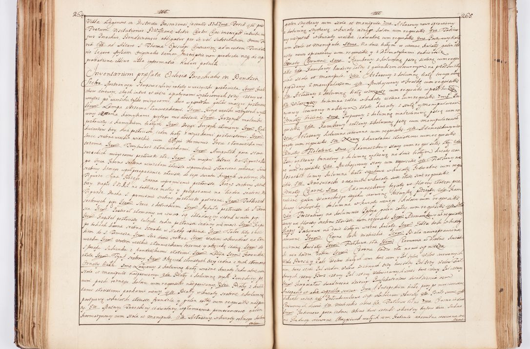 Zdjęcie nr 152 dla obiektu archiwalnego: Status ecclesiarum seu acta visitationis decanatuum Novi Montis et Bythomiensis in Polonia sub auspiciis Fel. regimine Cel. Principis R.D. Andrea Stanislai Kostka comitis in Załuskie Załuski, episcopi Cracoviensis, ducis Severiae, equitis Aquilae Albae, anno quo intra (1747 et 1748) conscripta