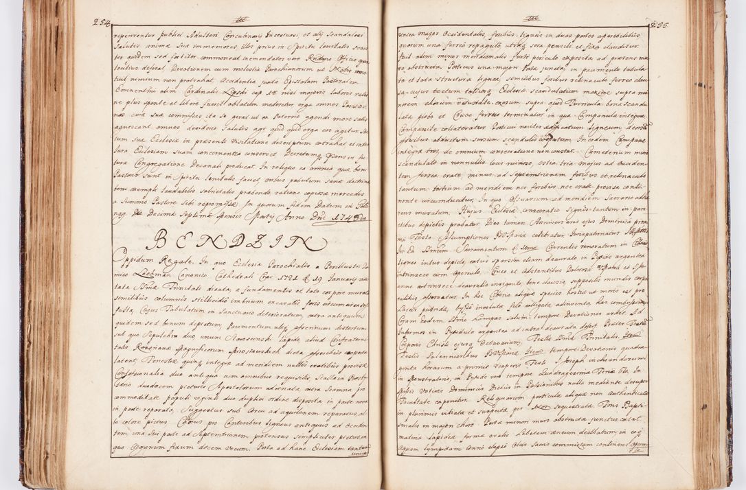 Zdjęcie nr 146 dla obiektu archiwalnego: Status ecclesiarum seu acta visitationis decanatuum Novi Montis et Bythomiensis in Polonia sub auspiciis Fel. regimine Cel. Principis R.D. Andrea Stanislai Kostka comitis in Załuskie Załuski, episcopi Cracoviensis, ducis Severiae, equitis Aquilae Albae, anno quo intra (1747 et 1748) conscripta