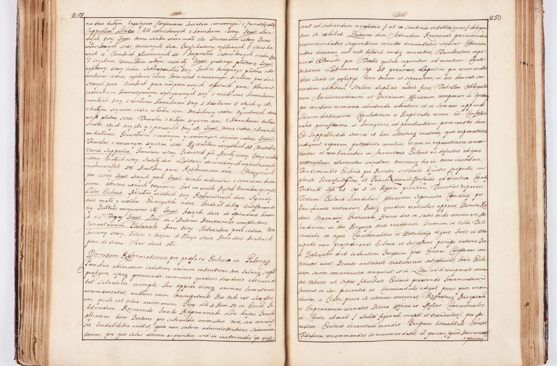 Zdjęcie nr 145 dla obiektu archiwalnego: Status ecclesiarum seu acta visitationis decanatuum Novi Montis et Bythomiensis in Polonia sub auspiciis Fel. regimine Cel. Principis R.D. Andrea Stanislai Kostka comitis in Załuskie Załuski, episcopi Cracoviensis, ducis Severiae, equitis Aquilae Albae, anno quo intra (1747 et 1748) conscripta