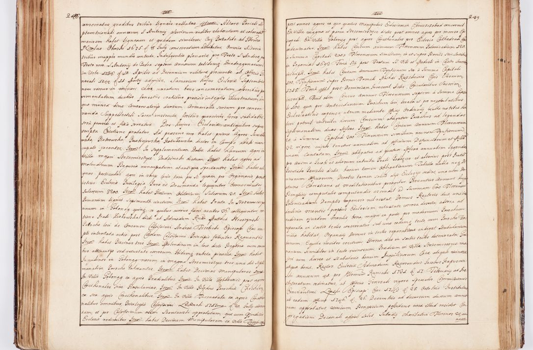 Zdjęcie nr 143 dla obiektu archiwalnego: Status ecclesiarum seu acta visitationis decanatuum Novi Montis et Bythomiensis in Polonia sub auspiciis Fel. regimine Cel. Principis R.D. Andrea Stanislai Kostka comitis in Załuskie Załuski, episcopi Cracoviensis, ducis Severiae, equitis Aquilae Albae, anno quo intra (1747 et 1748) conscripta