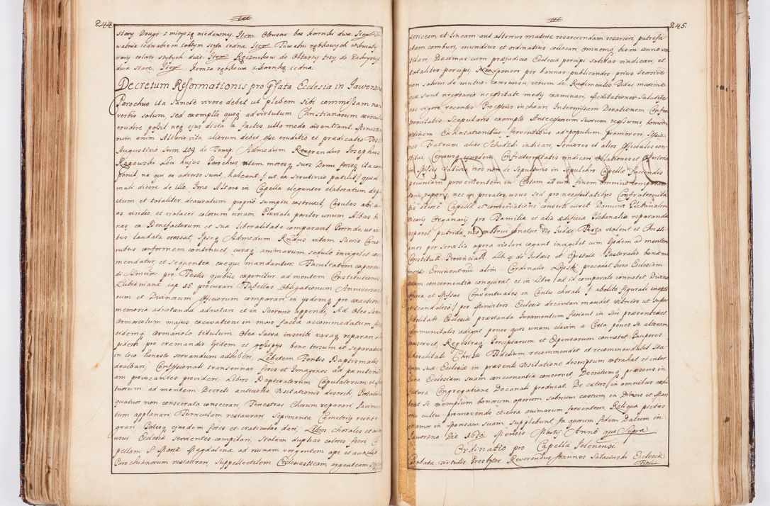 Zdjęcie nr 141 dla obiektu archiwalnego: Status ecclesiarum seu acta visitationis decanatuum Novi Montis et Bythomiensis in Polonia sub auspiciis Fel. regimine Cel. Principis R.D. Andrea Stanislai Kostka comitis in Załuskie Załuski, episcopi Cracoviensis, ducis Severiae, equitis Aquilae Albae, anno quo intra (1747 et 1748) conscripta