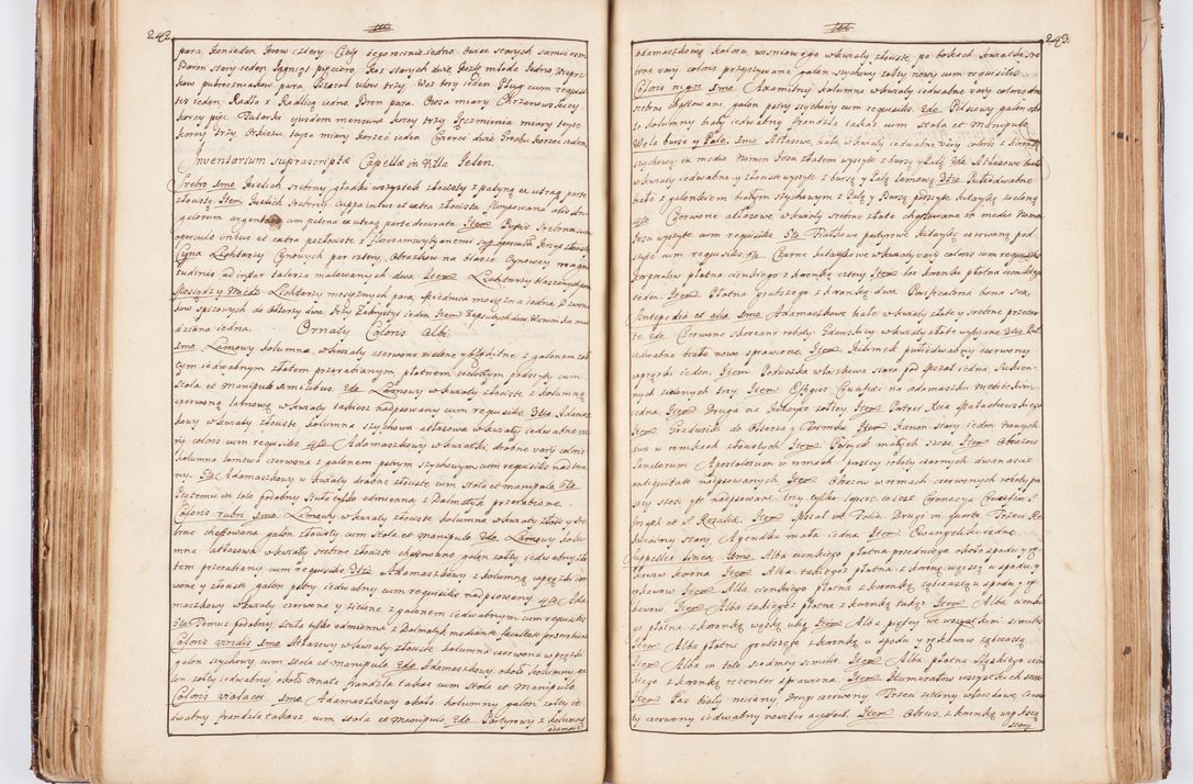 Zdjęcie nr 140 dla obiektu archiwalnego: Status ecclesiarum seu acta visitationis decanatuum Novi Montis et Bythomiensis in Polonia sub auspiciis Fel. regimine Cel. Principis R.D. Andrea Stanislai Kostka comitis in Załuskie Załuski, episcopi Cracoviensis, ducis Severiae, equitis Aquilae Albae, anno quo intra (1747 et 1748) conscripta