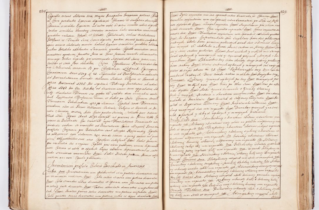 Zdjęcie nr 138 dla obiektu archiwalnego: Status ecclesiarum seu acta visitationis decanatuum Novi Montis et Bythomiensis in Polonia sub auspiciis Fel. regimine Cel. Principis R.D. Andrea Stanislai Kostka comitis in Załuskie Załuski, episcopi Cracoviensis, ducis Severiae, equitis Aquilae Albae, anno quo intra (1747 et 1748) conscripta