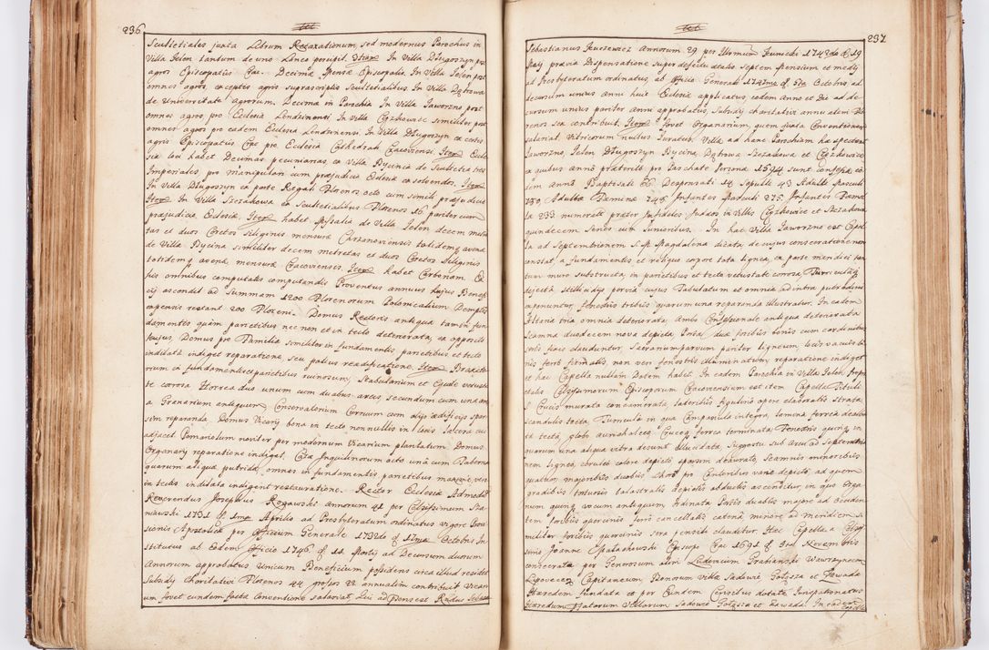 Zdjęcie nr 137 dla obiektu archiwalnego: Status ecclesiarum seu acta visitationis decanatuum Novi Montis et Bythomiensis in Polonia sub auspiciis Fel. regimine Cel. Principis R.D. Andrea Stanislai Kostka comitis in Załuskie Załuski, episcopi Cracoviensis, ducis Severiae, equitis Aquilae Albae, anno quo intra (1747 et 1748) conscripta