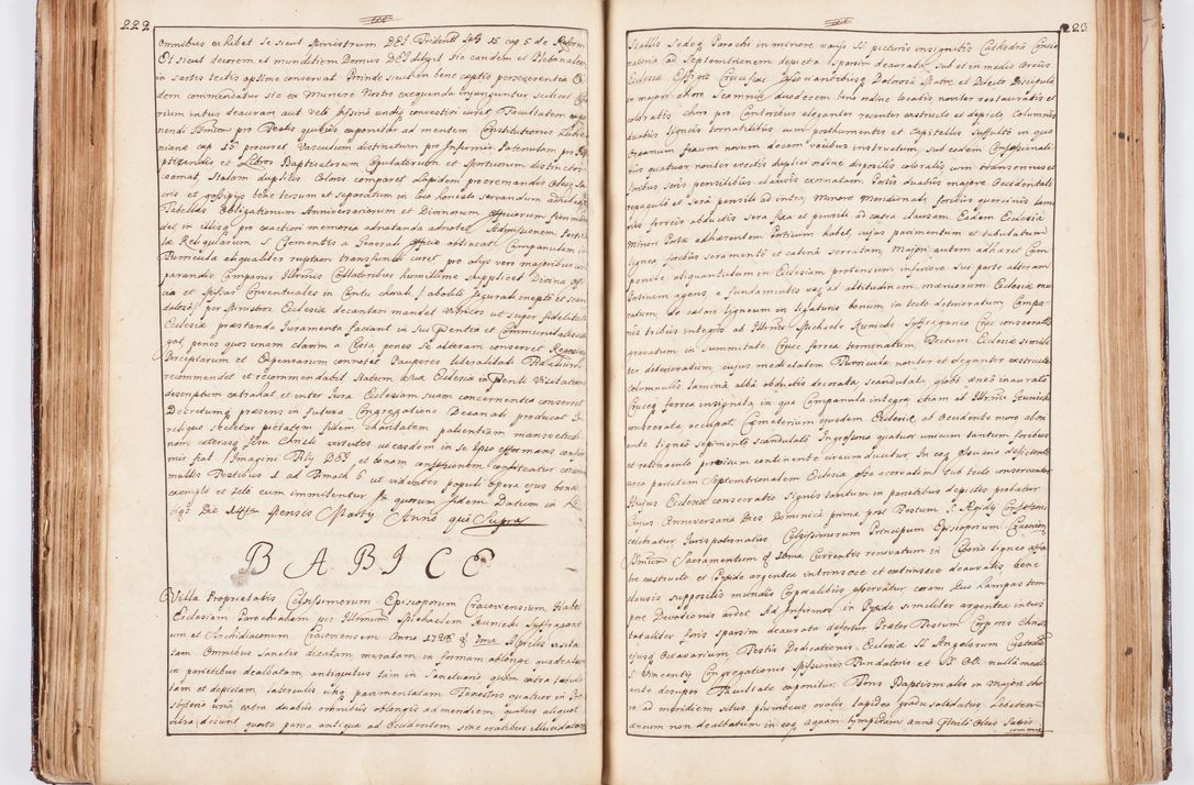 Zdjęcie nr 130 dla obiektu archiwalnego: Status ecclesiarum seu acta visitationis decanatuum Novi Montis et Bythomiensis in Polonia sub auspiciis Fel. regimine Cel. Principis R.D. Andrea Stanislai Kostka comitis in Załuskie Załuski, episcopi Cracoviensis, ducis Severiae, equitis Aquilae Albae, anno quo intra (1747 et 1748) conscripta