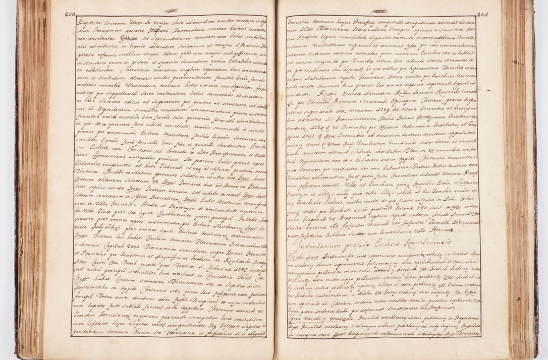 Zdjęcie nr 119 dla obiektu archiwalnego: Status ecclesiarum seu acta visitationis decanatuum Novi Montis et Bythomiensis in Polonia sub auspiciis Fel. regimine Cel. Principis R.D. Andrea Stanislai Kostka comitis in Załuskie Załuski, episcopi Cracoviensis, ducis Severiae, equitis Aquilae Albae, anno quo intra (1747 et 1748) conscripta