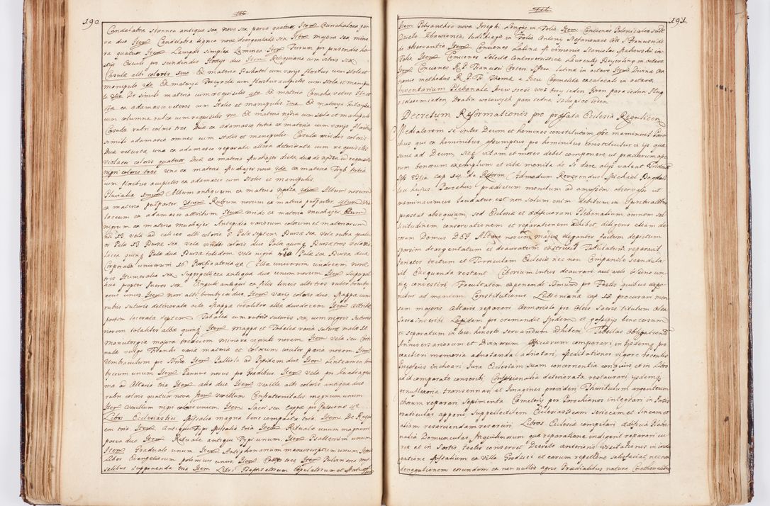 Zdjęcie nr 114 dla obiektu archiwalnego: Status ecclesiarum seu acta visitationis decanatuum Novi Montis et Bythomiensis in Polonia sub auspiciis Fel. regimine Cel. Principis R.D. Andrea Stanislai Kostka comitis in Załuskie Załuski, episcopi Cracoviensis, ducis Severiae, equitis Aquilae Albae, anno quo intra (1747 et 1748) conscripta