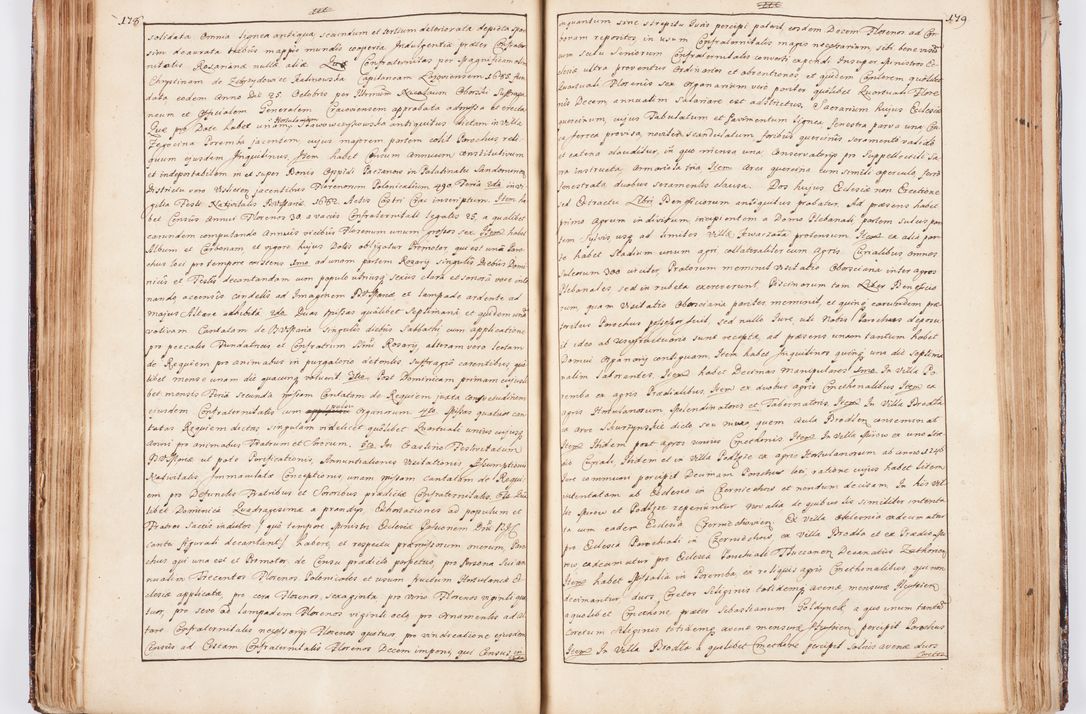Zdjęcie nr 108 dla obiektu archiwalnego: Status ecclesiarum seu acta visitationis decanatuum Novi Montis et Bythomiensis in Polonia sub auspiciis Fel. regimine Cel. Principis R.D. Andrea Stanislai Kostka comitis in Załuskie Załuski, episcopi Cracoviensis, ducis Severiae, equitis Aquilae Albae, anno quo intra (1747 et 1748) conscripta