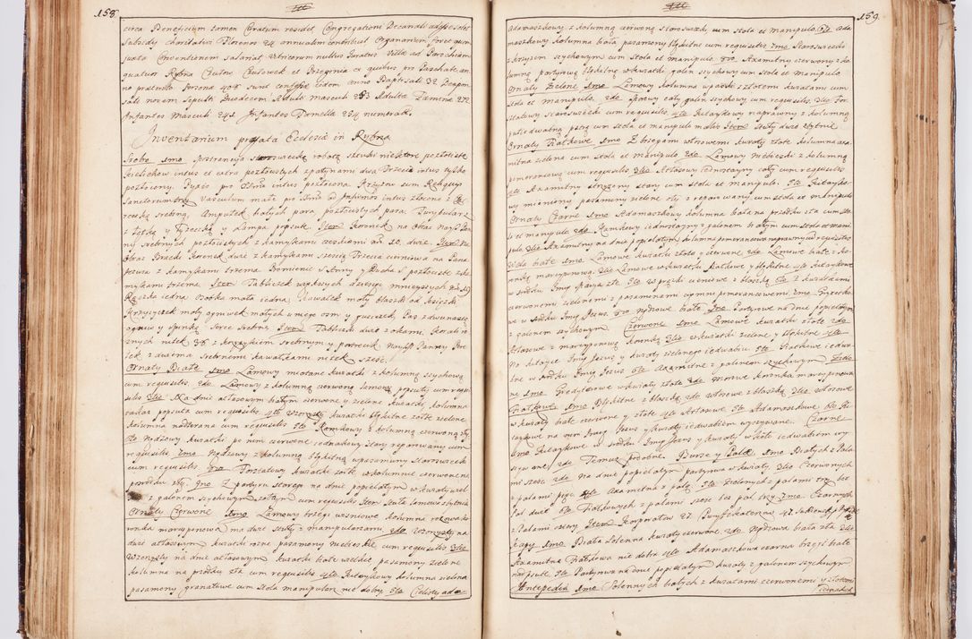 Zdjęcie nr 97 dla obiektu archiwalnego: Status ecclesiarum seu acta visitationis decanatuum Novi Montis et Bythomiensis in Polonia sub auspiciis Fel. regimine Cel. Principis R.D. Andrea Stanislai Kostka comitis in Załuskie Załuski, episcopi Cracoviensis, ducis Severiae, equitis Aquilae Albae, anno quo intra (1747 et 1748) conscripta
