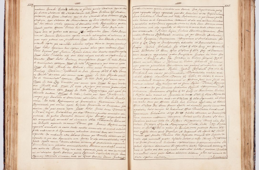 Zdjęcie nr 74 dla obiektu archiwalnego: Status ecclesiarum seu acta visitationis decanatuum Novi Montis et Bythomiensis in Polonia sub auspiciis Fel. regimine Cel. Principis R.D. Andrea Stanislai Kostka comitis in Załuskie Załuski, episcopi Cracoviensis, ducis Severiae, equitis Aquilae Albae, anno quo intra (1747 et 1748) conscripta