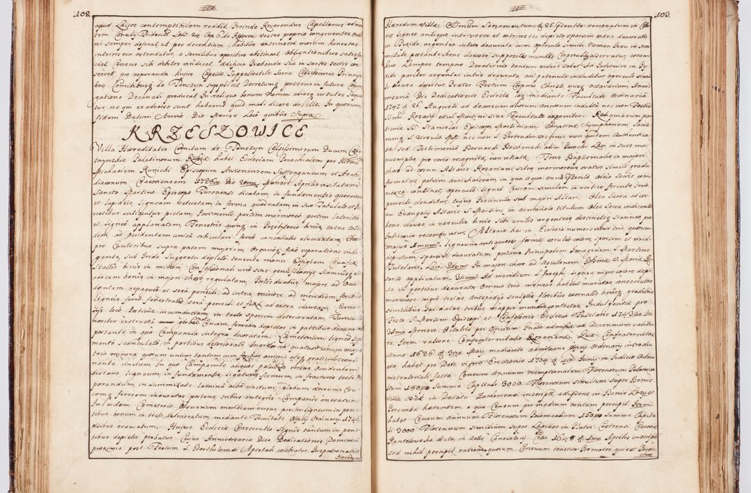 Zdjęcie nr 68 dla obiektu archiwalnego: Status ecclesiarum seu acta visitationis decanatuum Novi Montis et Bythomiensis in Polonia sub auspiciis Fel. regimine Cel. Principis R.D. Andrea Stanislai Kostka comitis in Załuskie Załuski, episcopi Cracoviensis, ducis Severiae, equitis Aquilae Albae, anno quo intra (1747 et 1748) conscripta