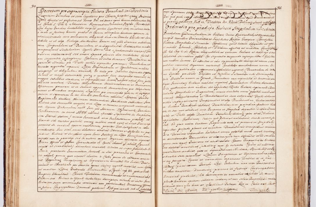 Zdjęcie nr 62 dla obiektu archiwalnego: Status ecclesiarum seu acta visitationis decanatuum Novi Montis et Bythomiensis in Polonia sub auspiciis Fel. regimine Cel. Principis R.D. Andrea Stanislai Kostka comitis in Załuskie Załuski, episcopi Cracoviensis, ducis Severiae, equitis Aquilae Albae, anno quo intra (1747 et 1748) conscripta