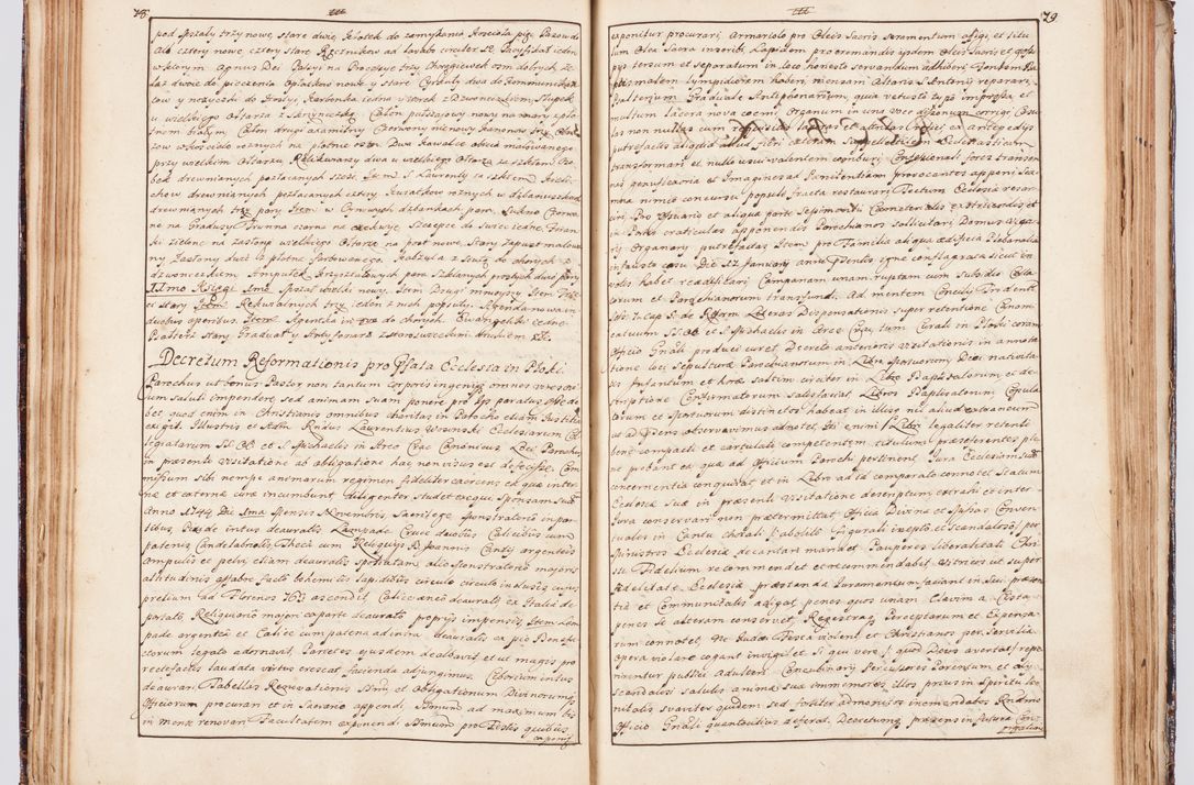 Zdjęcie nr 56 dla obiektu archiwalnego: Status ecclesiarum seu acta visitationis decanatuum Novi Montis et Bythomiensis in Polonia sub auspiciis Fel. regimine Cel. Principis R.D. Andrea Stanislai Kostka comitis in Załuskie Załuski, episcopi Cracoviensis, ducis Severiae, equitis Aquilae Albae, anno quo intra (1747 et 1748) conscripta