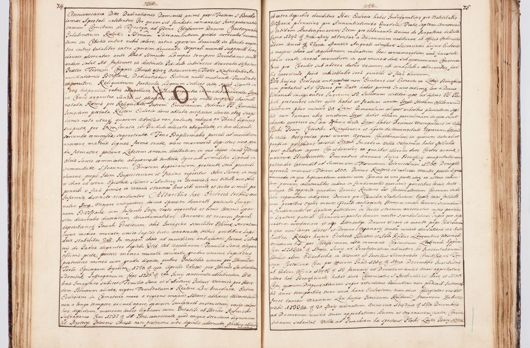 Zdjęcie nr 54 dla obiektu archiwalnego: Status ecclesiarum seu acta visitationis decanatuum Novi Montis et Bythomiensis in Polonia sub auspiciis Fel. regimine Cel. Principis R.D. Andrea Stanislai Kostka comitis in Załuskie Załuski, episcopi Cracoviensis, ducis Severiae, equitis Aquilae Albae, anno quo intra (1747 et 1748) conscripta