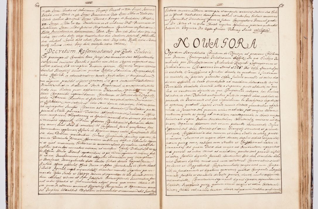 Zdjęcie nr 48 dla obiektu archiwalnego: Status ecclesiarum seu acta visitationis decanatuum Novi Montis et Bythomiensis in Polonia sub auspiciis Fel. regimine Cel. Principis R.D. Andrea Stanislai Kostka comitis in Załuskie Załuski, episcopi Cracoviensis, ducis Severiae, equitis Aquilae Albae, anno quo intra (1747 et 1748) conscripta