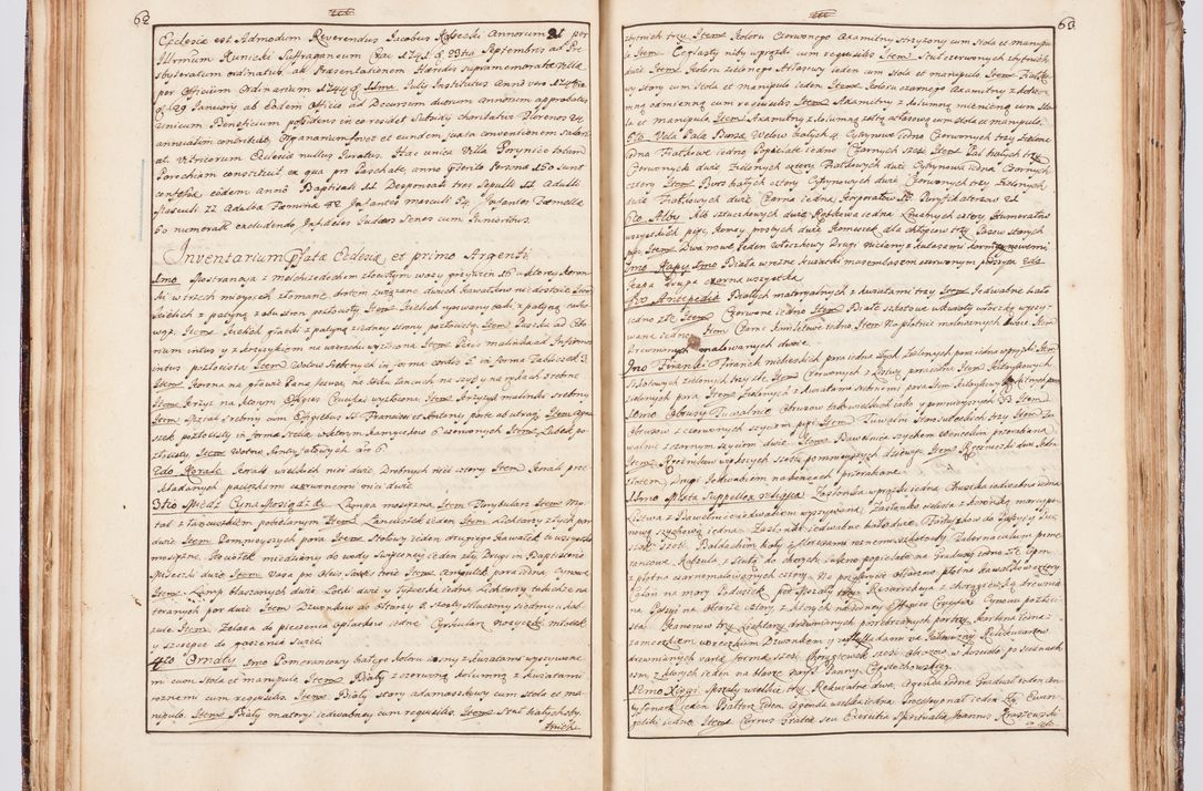 Zdjęcie nr 47 dla obiektu archiwalnego: Status ecclesiarum seu acta visitationis decanatuum Novi Montis et Bythomiensis in Polonia sub auspiciis Fel. regimine Cel. Principis R.D. Andrea Stanislai Kostka comitis in Załuskie Załuski, episcopi Cracoviensis, ducis Severiae, equitis Aquilae Albae, anno quo intra (1747 et 1748) conscripta
