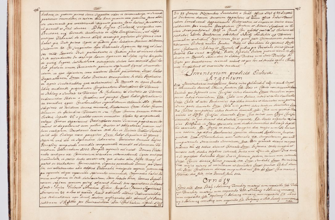 Zdjęcie nr 37 dla obiektu archiwalnego: Status ecclesiarum seu acta visitationis decanatuum Novi Montis et Bythomiensis in Polonia sub auspiciis Fel. regimine Cel. Principis R.D. Andrea Stanislai Kostka comitis in Załuskie Załuski, episcopi Cracoviensis, ducis Severiae, equitis Aquilae Albae, anno quo intra (1747 et 1748) conscripta