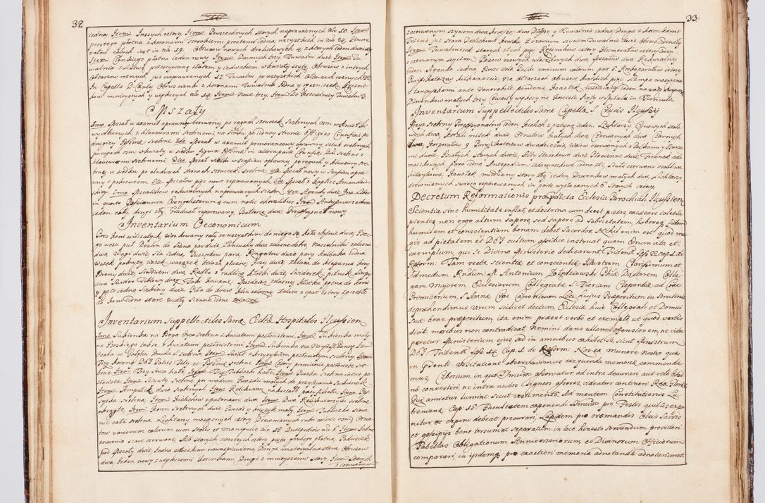 Zdjęcie nr 30 dla obiektu archiwalnego: Status ecclesiarum seu acta visitationis decanatuum Novi Montis et Bythomiensis in Polonia sub auspiciis Fel. regimine Cel. Principis R.D. Andrea Stanislai Kostka comitis in Załuskie Załuski, episcopi Cracoviensis, ducis Severiae, equitis Aquilae Albae, anno quo intra (1747 et 1748) conscripta