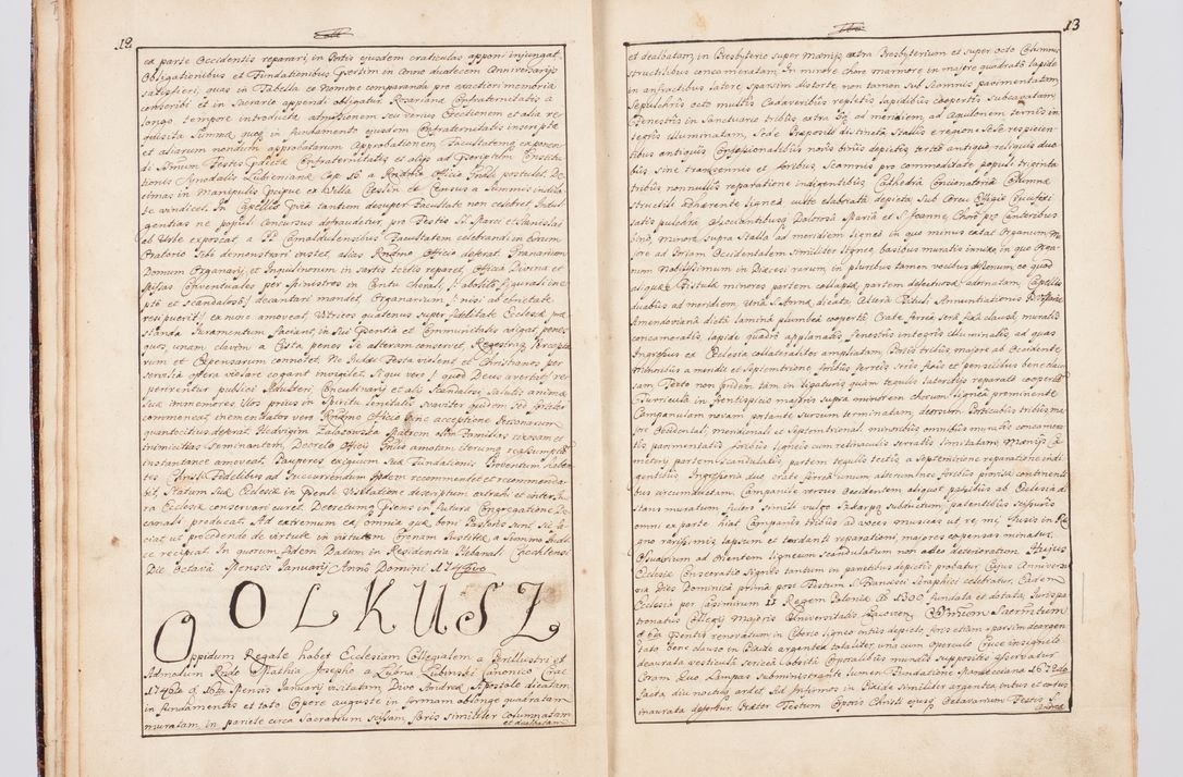 Zdjęcie nr 19 dla obiektu archiwalnego: Status ecclesiarum seu acta visitationis decanatuum Novi Montis et Bythomiensis in Polonia sub auspiciis Fel. regimine Cel. Principis R.D. Andrea Stanislai Kostka comitis in Załuskie Załuski, episcopi Cracoviensis, ducis Severiae, equitis Aquilae Albae, anno quo intra (1747 et 1748) conscripta