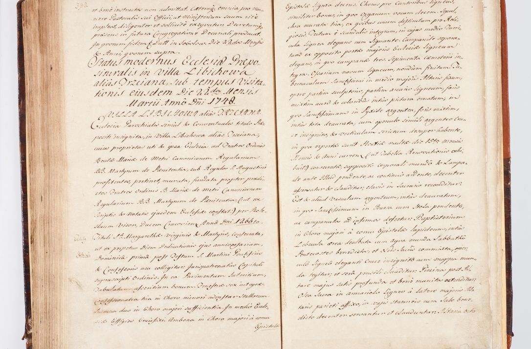 Zdjęcie nr 210 dla obiektu archiwalnego: Acta visitationis decanatuum Dobczycensis et Lipnicensis ex delegatione Cel. Principis R.D. Andrea Stanislai Kostka comitis in Załuskie Załuski, episcopi Cracoviensis ducis Severiae, per Clementem Stanislaum Kostka Herka, Phil. Doctorem et Professorem, Collegam minorem, Ecclesiae Collegiatae Boboviensis custodem, parochiae Droginensis curatum a.D. 1747 die vero 3 mensis Decembris inchoata et 1748 die 22 mensis Martii expeditae