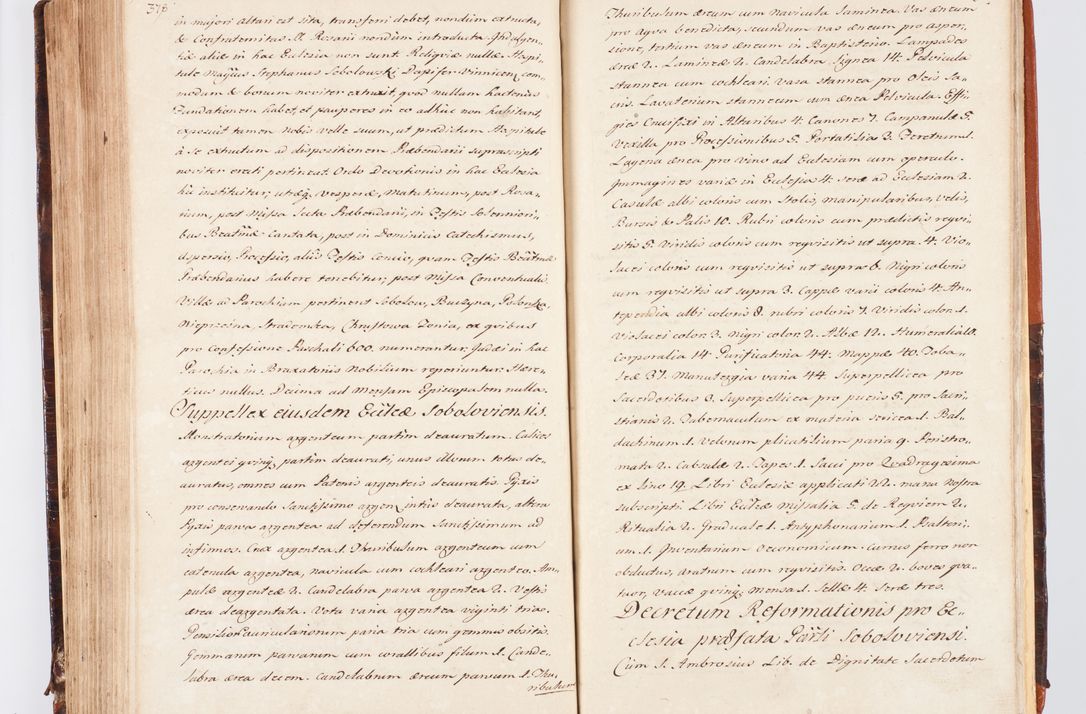 Zdjęcie nr 208 dla obiektu archiwalnego: Acta visitationis decanatuum Dobczycensis et Lipnicensis ex delegatione Cel. Principis R.D. Andrea Stanislai Kostka comitis in Załuskie Załuski, episcopi Cracoviensis ducis Severiae, per Clementem Stanislaum Kostka Herka, Phil. Doctorem et Professorem, Collegam minorem, Ecclesiae Collegiatae Boboviensis custodem, parochiae Droginensis curatum a.D. 1747 die vero 3 mensis Decembris inchoata et 1748 die 22 mensis Martii expeditae