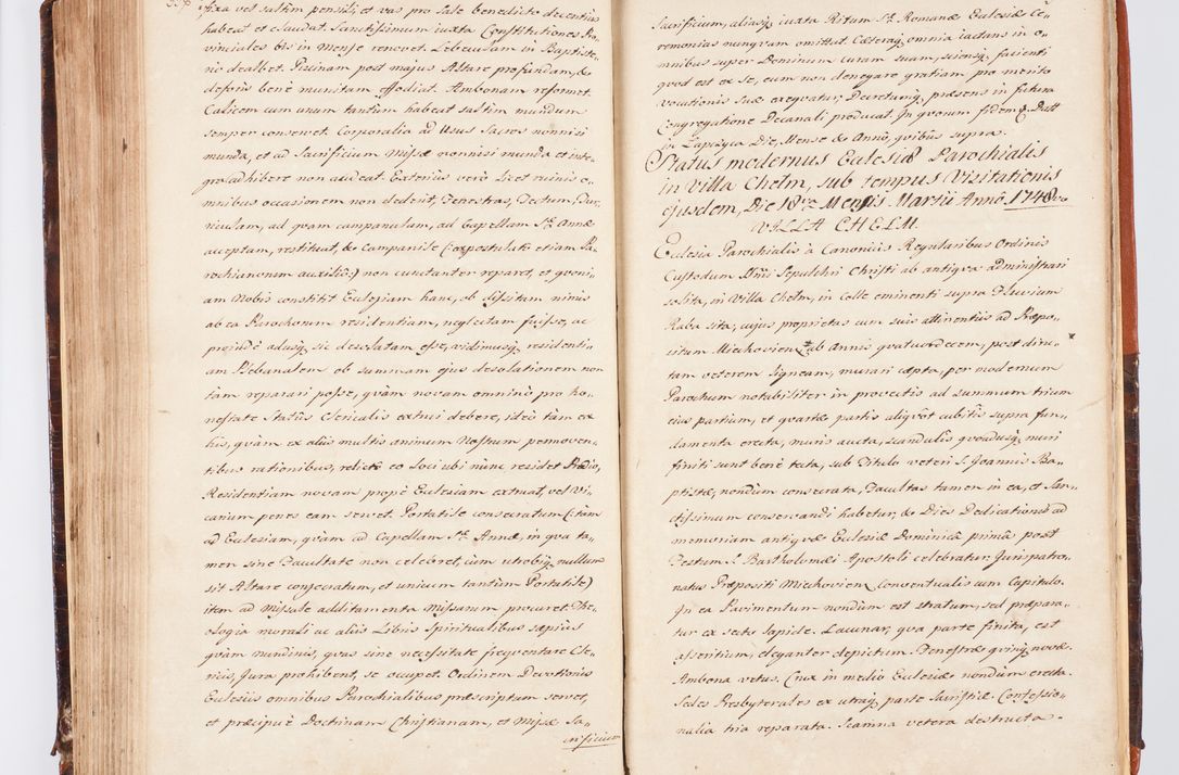 Zdjęcie nr 197 dla obiektu archiwalnego: Acta visitationis decanatuum Dobczycensis et Lipnicensis ex delegatione Cel. Principis R.D. Andrea Stanislai Kostka comitis in Załuskie Załuski, episcopi Cracoviensis ducis Severiae, per Clementem Stanislaum Kostka Herka, Phil. Doctorem et Professorem, Collegam minorem, Ecclesiae Collegiatae Boboviensis custodem, parochiae Droginensis curatum a.D. 1747 die vero 3 mensis Decembris inchoata et 1748 die 22 mensis Martii expeditae