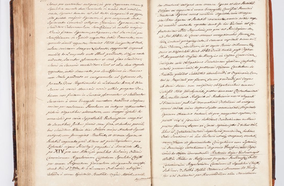 Zdjęcie nr 198 dla obiektu archiwalnego: Acta visitationis decanatuum Dobczycensis et Lipnicensis ex delegatione Cel. Principis R.D. Andrea Stanislai Kostka comitis in Załuskie Załuski, episcopi Cracoviensis ducis Severiae, per Clementem Stanislaum Kostka Herka, Phil. Doctorem et Professorem, Collegam minorem, Ecclesiae Collegiatae Boboviensis custodem, parochiae Droginensis curatum a.D. 1747 die vero 3 mensis Decembris inchoata et 1748 die 22 mensis Martii expeditae