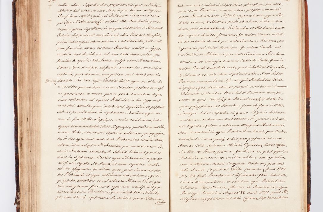 Zdjęcie nr 195 dla obiektu archiwalnego: Acta visitationis decanatuum Dobczycensis et Lipnicensis ex delegatione Cel. Principis R.D. Andrea Stanislai Kostka comitis in Załuskie Załuski, episcopi Cracoviensis ducis Severiae, per Clementem Stanislaum Kostka Herka, Phil. Doctorem et Professorem, Collegam minorem, Ecclesiae Collegiatae Boboviensis custodem, parochiae Droginensis curatum a.D. 1747 die vero 3 mensis Decembris inchoata et 1748 die 22 mensis Martii expeditae