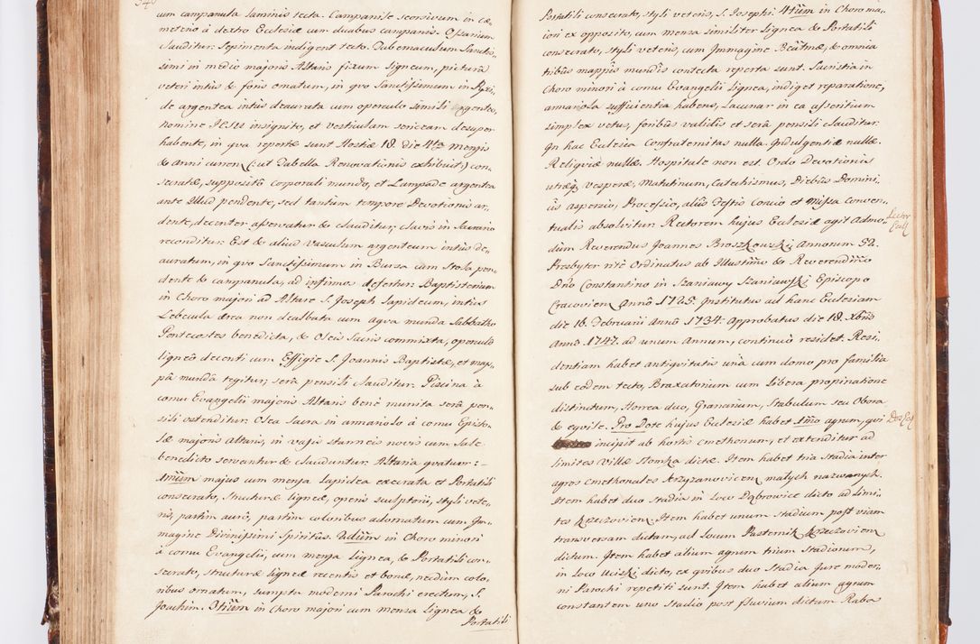 Zdjęcie nr 191 dla obiektu archiwalnego: Acta visitationis decanatuum Dobczycensis et Lipnicensis ex delegatione Cel. Principis R.D. Andrea Stanislai Kostka comitis in Załuskie Załuski, episcopi Cracoviensis ducis Severiae, per Clementem Stanislaum Kostka Herka, Phil. Doctorem et Professorem, Collegam minorem, Ecclesiae Collegiatae Boboviensis custodem, parochiae Droginensis curatum a.D. 1747 die vero 3 mensis Decembris inchoata et 1748 die 22 mensis Martii expeditae