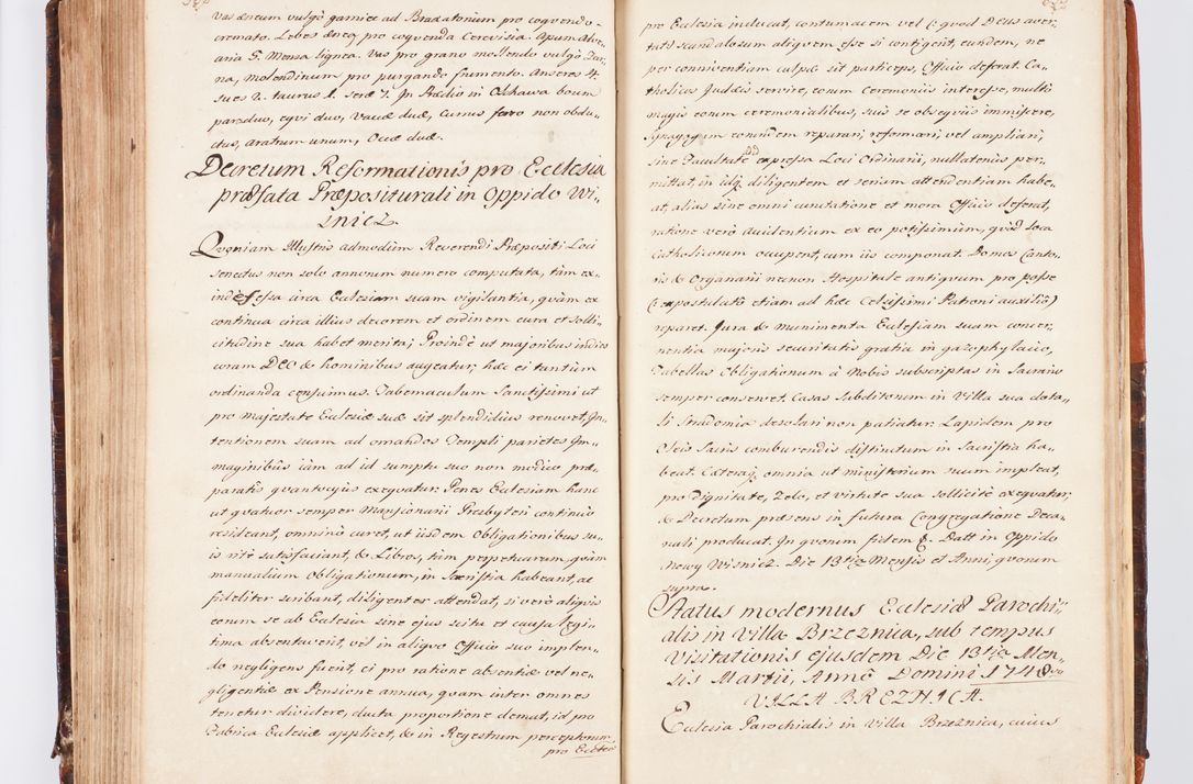 Zdjęcie nr 187 dla obiektu archiwalnego: Acta visitationis decanatuum Dobczycensis et Lipnicensis ex delegatione Cel. Principis R.D. Andrea Stanislai Kostka comitis in Załuskie Załuski, episcopi Cracoviensis ducis Severiae, per Clementem Stanislaum Kostka Herka, Phil. Doctorem et Professorem, Collegam minorem, Ecclesiae Collegiatae Boboviensis custodem, parochiae Droginensis curatum a.D. 1747 die vero 3 mensis Decembris inchoata et 1748 die 22 mensis Martii expeditae