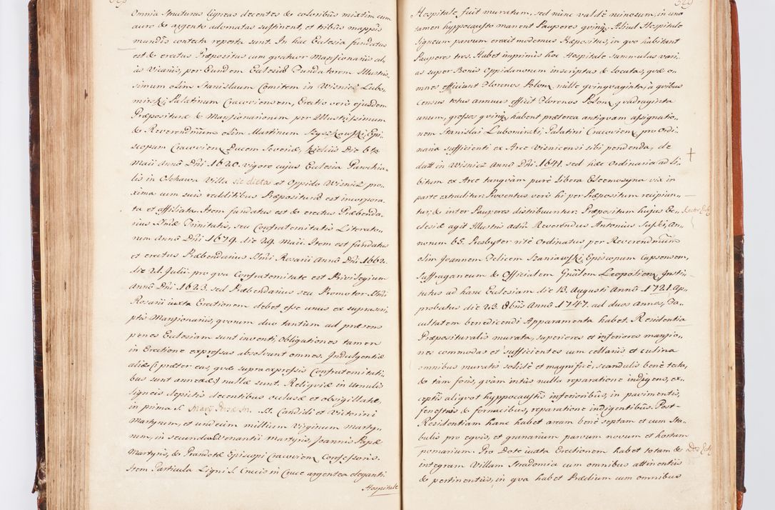 Zdjęcie nr 182 dla obiektu archiwalnego: Acta visitationis decanatuum Dobczycensis et Lipnicensis ex delegatione Cel. Principis R.D. Andrea Stanislai Kostka comitis in Załuskie Załuski, episcopi Cracoviensis ducis Severiae, per Clementem Stanislaum Kostka Herka, Phil. Doctorem et Professorem, Collegam minorem, Ecclesiae Collegiatae Boboviensis custodem, parochiae Droginensis curatum a.D. 1747 die vero 3 mensis Decembris inchoata et 1748 die 22 mensis Martii expeditae