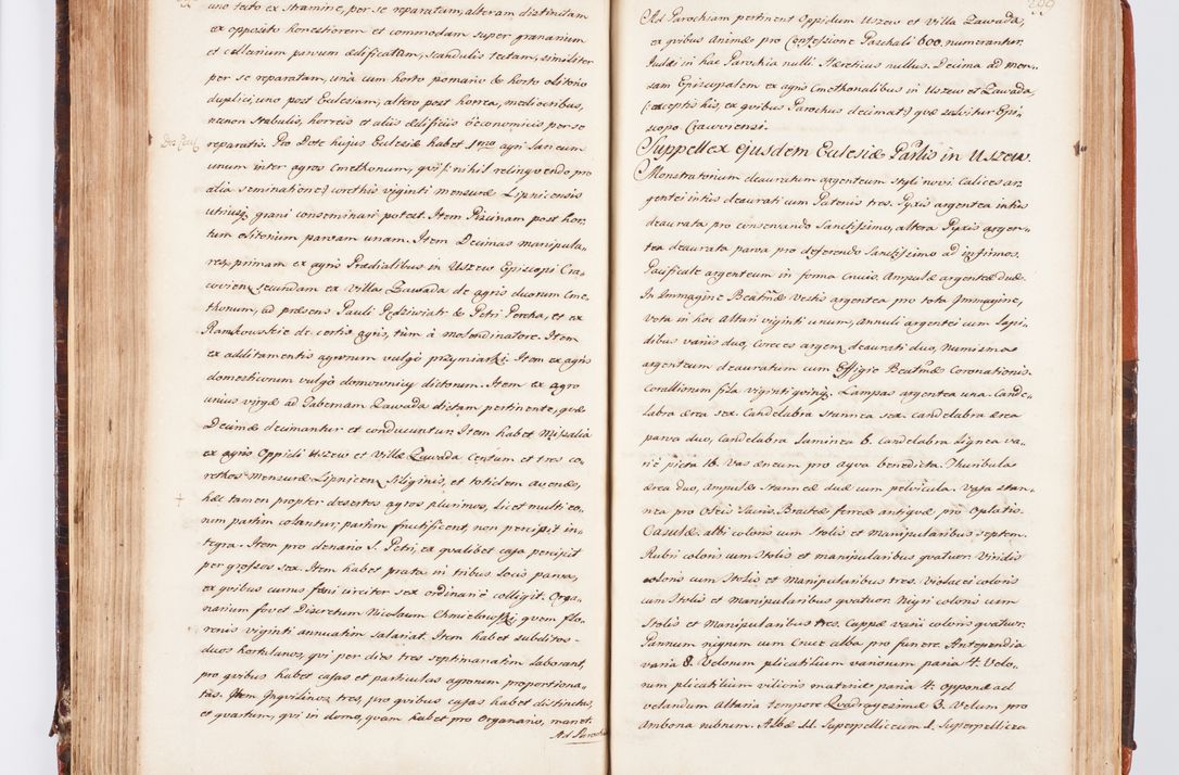 Zdjęcie nr 166 dla obiektu archiwalnego: Acta visitationis decanatuum Dobczycensis et Lipnicensis ex delegatione Cel. Principis R.D. Andrea Stanislai Kostka comitis in Załuskie Załuski, episcopi Cracoviensis ducis Severiae, per Clementem Stanislaum Kostka Herka, Phil. Doctorem et Professorem, Collegam minorem, Ecclesiae Collegiatae Boboviensis custodem, parochiae Droginensis curatum a.D. 1747 die vero 3 mensis Decembris inchoata et 1748 die 22 mensis Martii expeditae