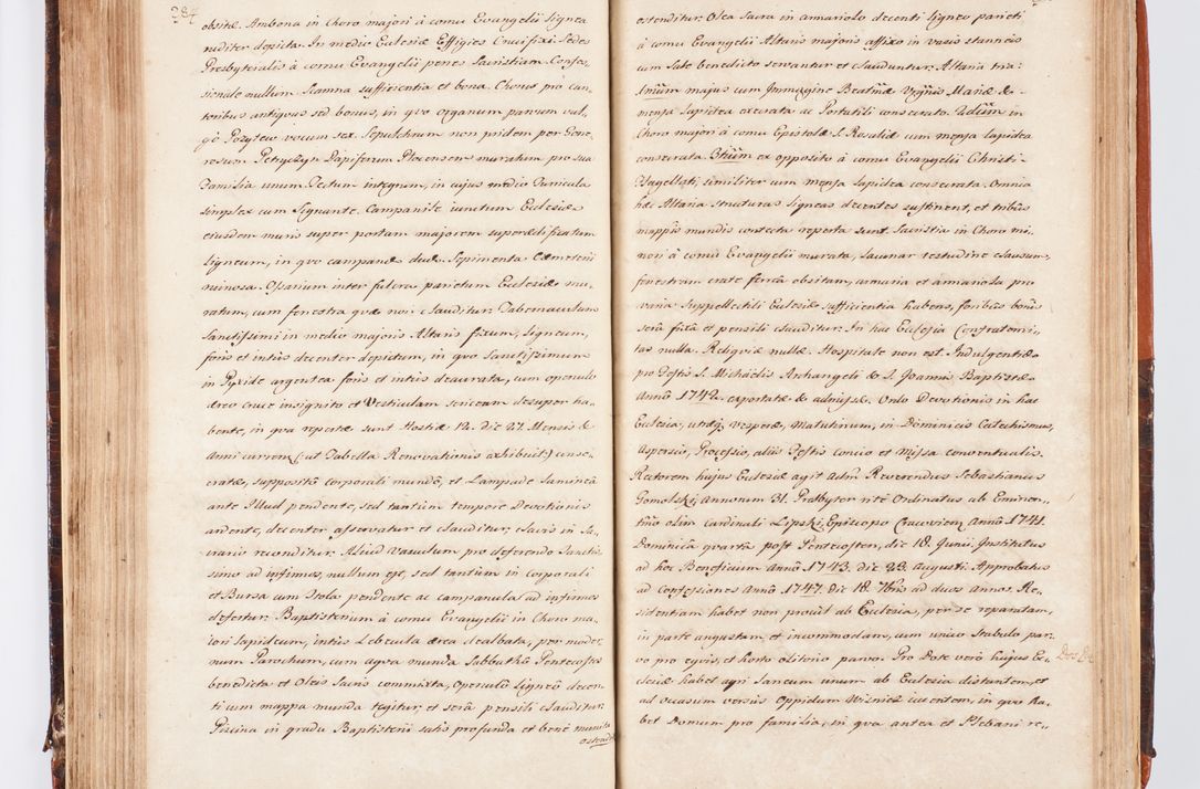 Zdjęcie nr 158 dla obiektu archiwalnego: Acta visitationis decanatuum Dobczycensis et Lipnicensis ex delegatione Cel. Principis R.D. Andrea Stanislai Kostka comitis in Załuskie Załuski, episcopi Cracoviensis ducis Severiae, per Clementem Stanislaum Kostka Herka, Phil. Doctorem et Professorem, Collegam minorem, Ecclesiae Collegiatae Boboviensis custodem, parochiae Droginensis curatum a.D. 1747 die vero 3 mensis Decembris inchoata et 1748 die 22 mensis Martii expeditae