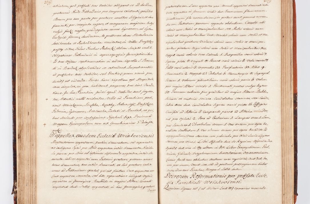 Zdjęcie nr 150 dla obiektu archiwalnego: Acta visitationis decanatuum Dobczycensis et Lipnicensis ex delegatione Cel. Principis R.D. Andrea Stanislai Kostka comitis in Załuskie Załuski, episcopi Cracoviensis ducis Severiae, per Clementem Stanislaum Kostka Herka, Phil. Doctorem et Professorem, Collegam minorem, Ecclesiae Collegiatae Boboviensis custodem, parochiae Droginensis curatum a.D. 1747 die vero 3 mensis Decembris inchoata et 1748 die 22 mensis Martii expeditae