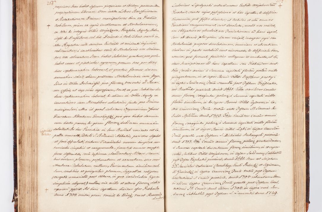 Zdjęcie nr 149 dla obiektu archiwalnego: Acta visitationis decanatuum Dobczycensis et Lipnicensis ex delegatione Cel. Principis R.D. Andrea Stanislai Kostka comitis in Załuskie Załuski, episcopi Cracoviensis ducis Severiae, per Clementem Stanislaum Kostka Herka, Phil. Doctorem et Professorem, Collegam minorem, Ecclesiae Collegiatae Boboviensis custodem, parochiae Droginensis curatum a.D. 1747 die vero 3 mensis Decembris inchoata et 1748 die 22 mensis Martii expeditae