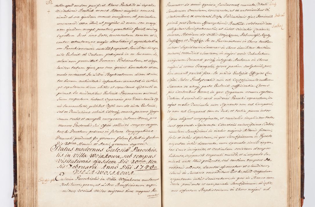 Zdjęcie nr 147 dla obiektu archiwalnego: Acta visitationis decanatuum Dobczycensis et Lipnicensis ex delegatione Cel. Principis R.D. Andrea Stanislai Kostka comitis in Załuskie Załuski, episcopi Cracoviensis ducis Severiae, per Clementem Stanislaum Kostka Herka, Phil. Doctorem et Professorem, Collegam minorem, Ecclesiae Collegiatae Boboviensis custodem, parochiae Droginensis curatum a.D. 1747 die vero 3 mensis Decembris inchoata et 1748 die 22 mensis Martii expeditae