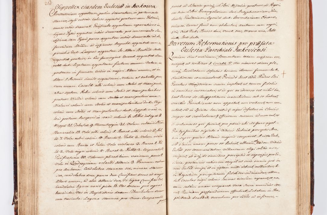 Zdjęcie nr 146 dla obiektu archiwalnego: Acta visitationis decanatuum Dobczycensis et Lipnicensis ex delegatione Cel. Principis R.D. Andrea Stanislai Kostka comitis in Załuskie Załuski, episcopi Cracoviensis ducis Severiae, per Clementem Stanislaum Kostka Herka, Phil. Doctorem et Professorem, Collegam minorem, Ecclesiae Collegiatae Boboviensis custodem, parochiae Droginensis curatum a.D. 1747 die vero 3 mensis Decembris inchoata et 1748 die 22 mensis Martii expeditae